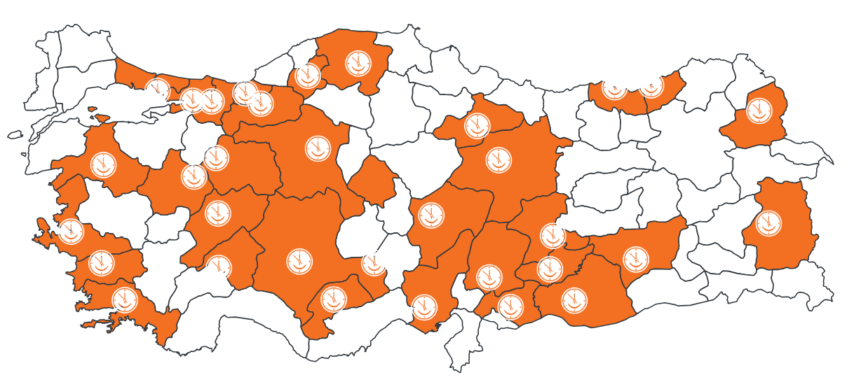 Şube Haritası