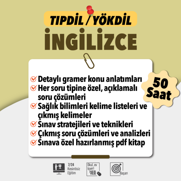 tıpdil ingilizce paketi